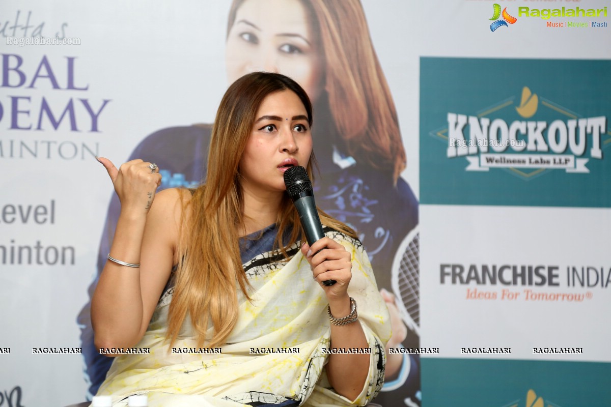 Jwala Gutta's Global Academy for Badminton Launch at Hotel Novotel, Hyderabad