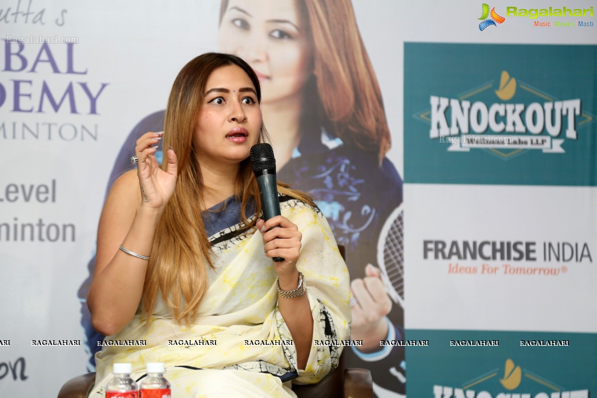 Jwala Gutta's Global Academy for Badminton Launch at Hotel Novotel, Hyderabad