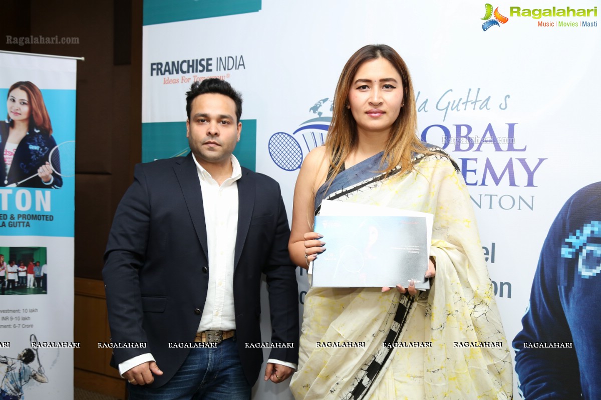 Jwala Gutta's Global Academy for Badminton Launch at Hotel Novotel, Hyderabad