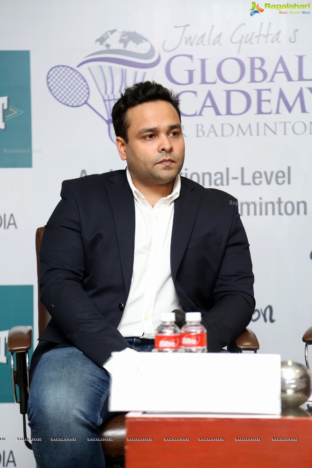 Jwala Gutta's Global Academy for Badminton Launch at Hotel Novotel, Hyderabad