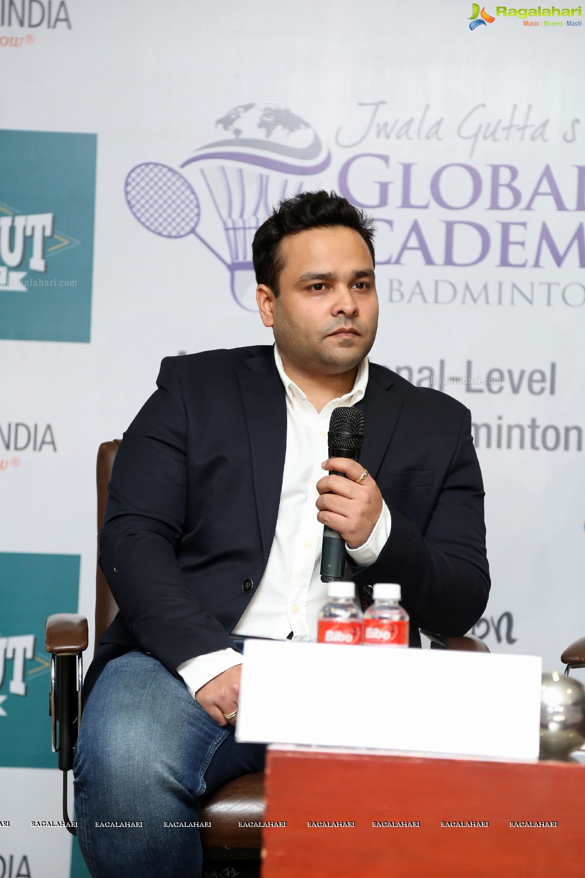 Jwala Gutta's Global Academy for Badminton Launch at Hotel Novotel, Hyderabad