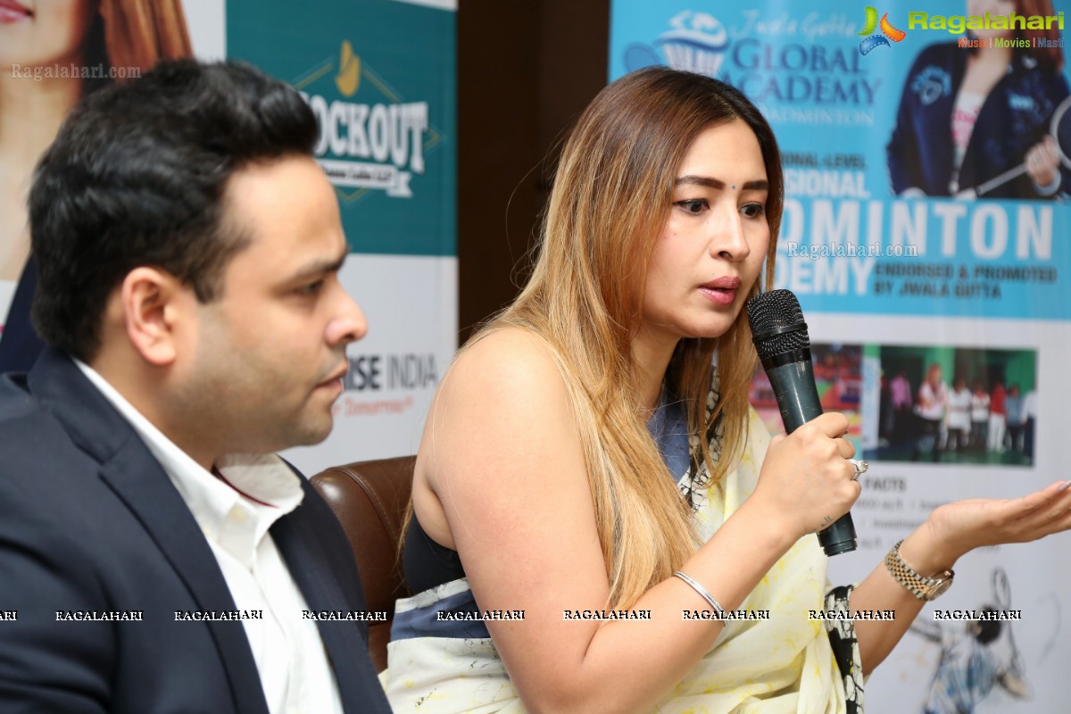 Jwala Gutta's Global Academy for Badminton Launch at Hotel Novotel, Hyderabad