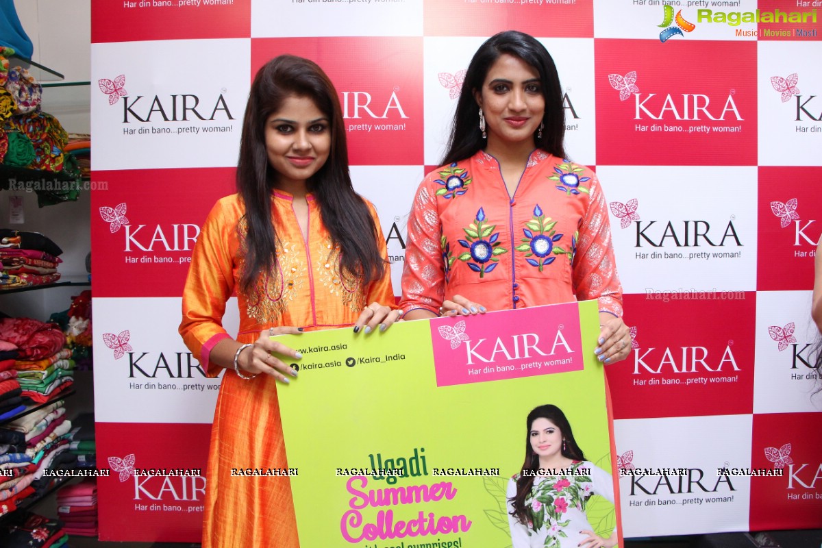 Ugadi Celebrations and Launch of Festive Collection and Fashion Showcase at Kaira, Malkajgiri, Hyderabad