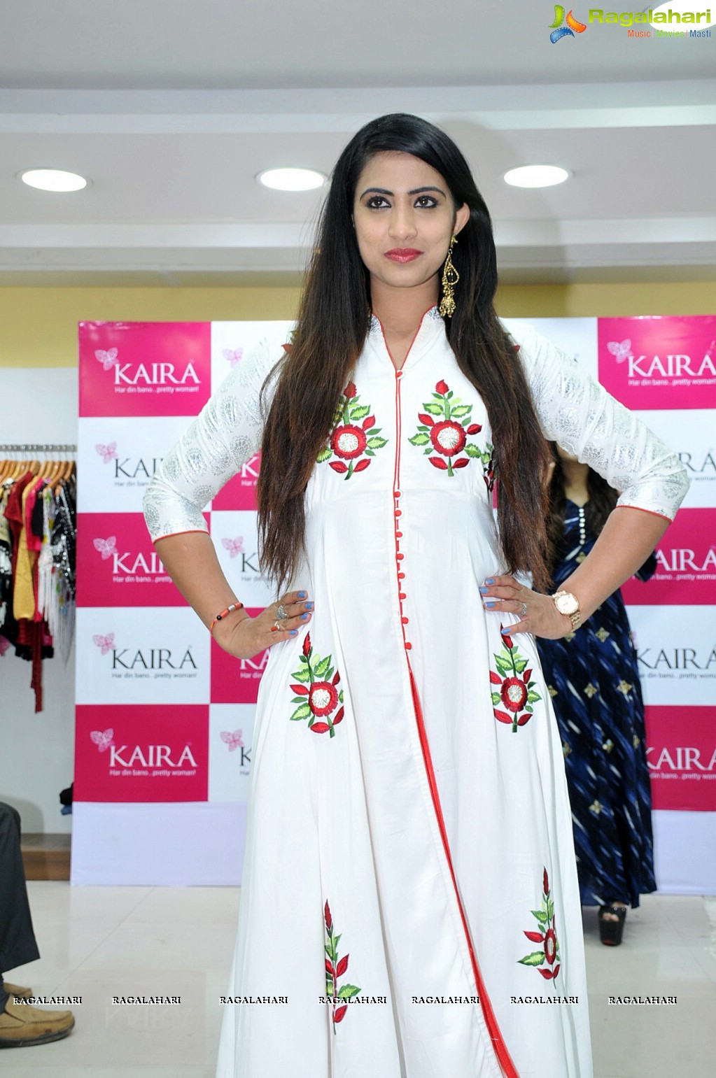 Angela Krislinzki unveils Ugadi Festive Collection at Kaira, Bangalore