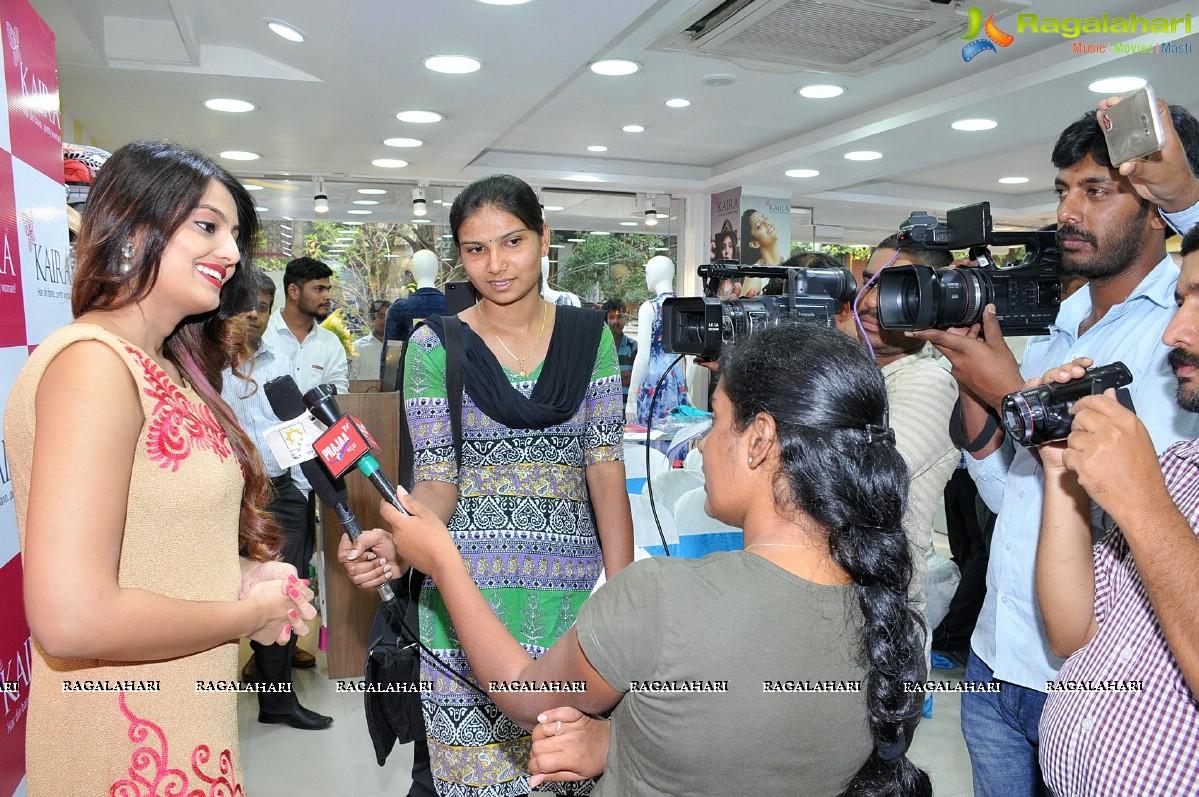 Angela Krislinzki unveils Ugadi Festive Collection at Kaira, Bangalore