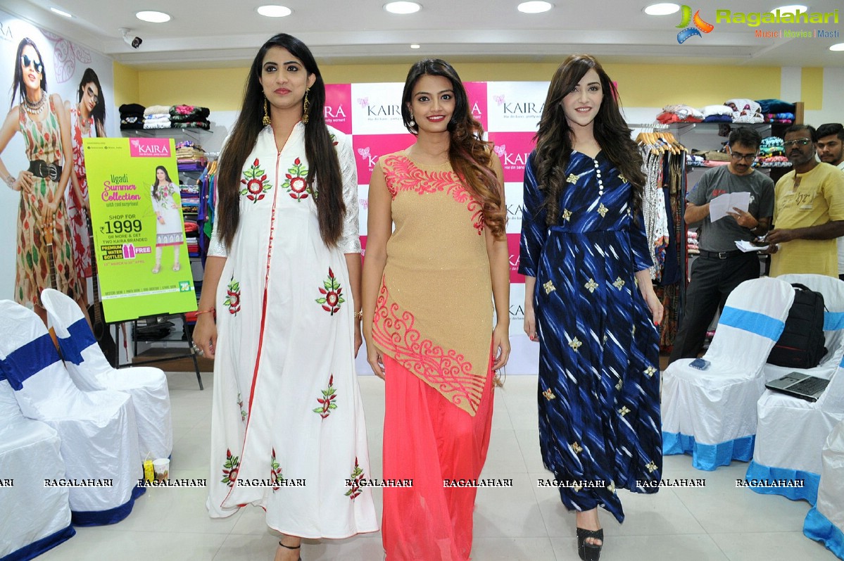 Angela Krislinzki unveils Ugadi Festive Collection at Kaira, Bangalore