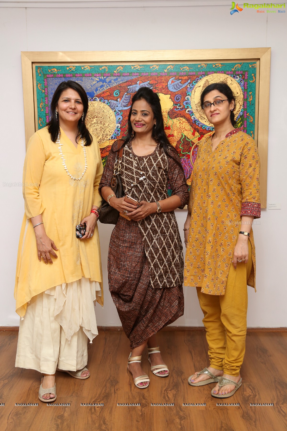 Women's Practice in Today's Art Fraternity - An Interactive Discussion with Artist Varunika Saraf, Priyanka Aeley adn Pranati Khanna at Kalakriti Art 