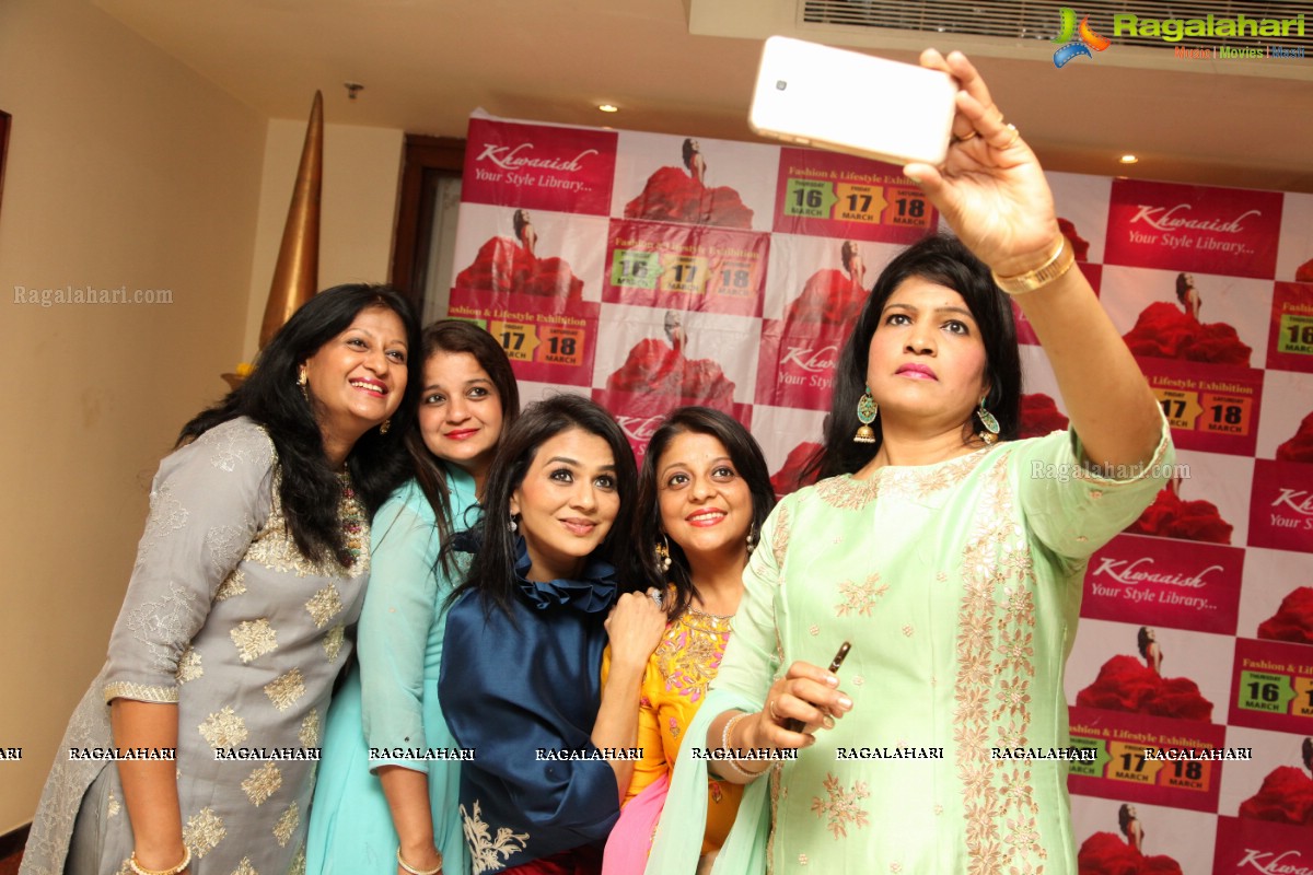 Simran Choudary launches Khwaaish Exhibition Your Style Library at Taj Krishna, Hyderabad