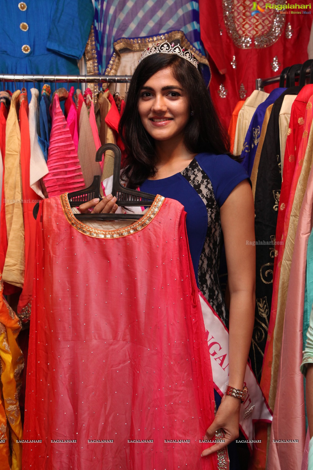 Simran Choudary launches Khwaaish Exhibition Your Style Library at Taj Krishna, Hyderabad