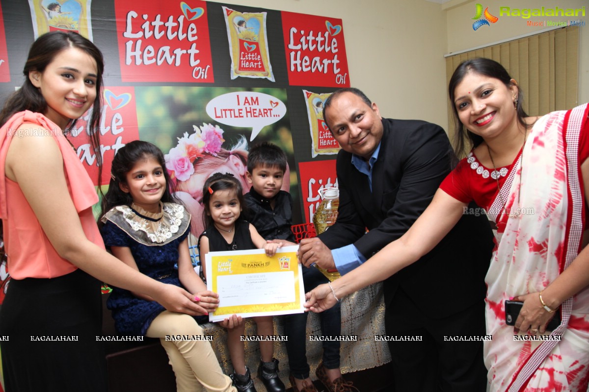 Felicitation of Young Kids for Winning Iam Little Heart Contest at Marks Media Centre, Hyderabad