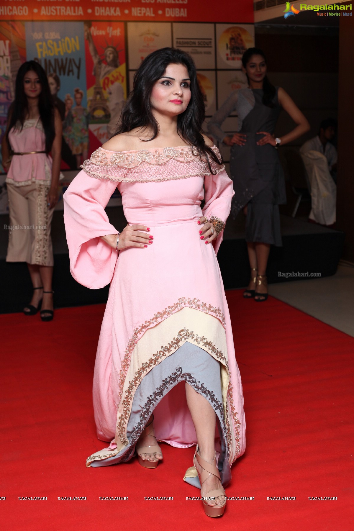 London Fashion Week Winner Saloni Jain's Collection Showcase at Kubeera Palace, Hyderabad