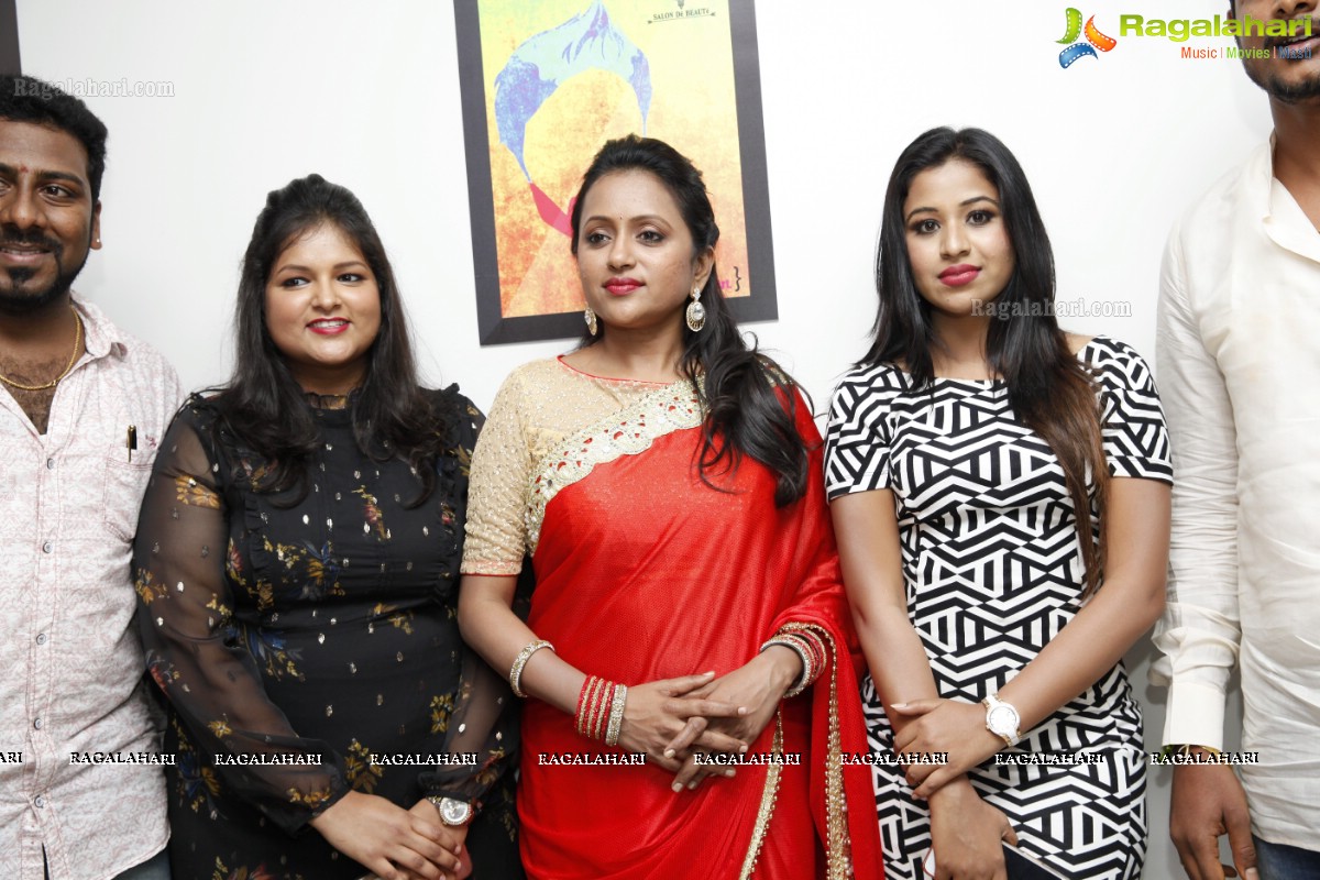 Suma Kanakala and Manali Rathod launches The Makeover Studio at Bhavyas Tulasi Vanam, Kukatpally, Hyderabad