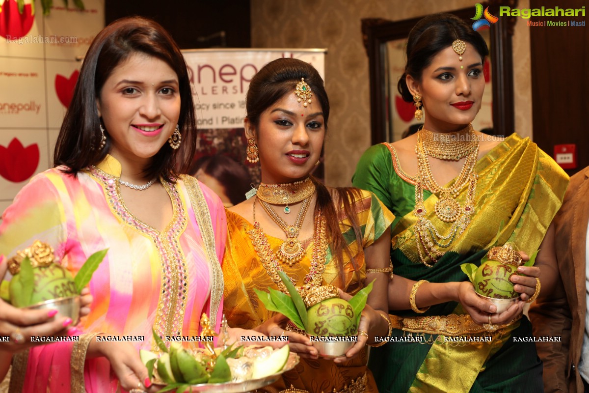  Mannara Chopra launches Manepally Jewellers Exclusive Wedding and Festive Diamond Jewellery Collection 2017, Punjagutta, Hyderabad