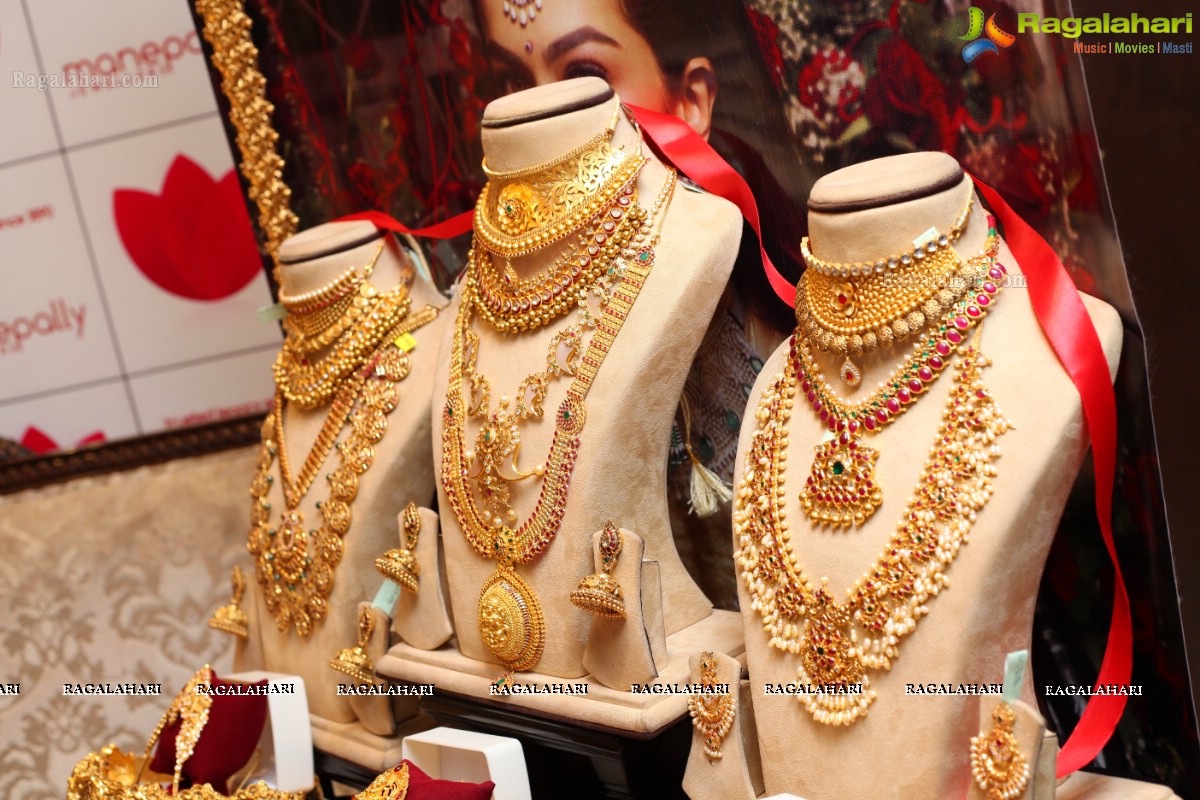  Mannara Chopra launches Manepally Jewellers Exclusive Wedding and Festive Diamond Jewellery Collection 2017, Punjagutta, Hyderabad