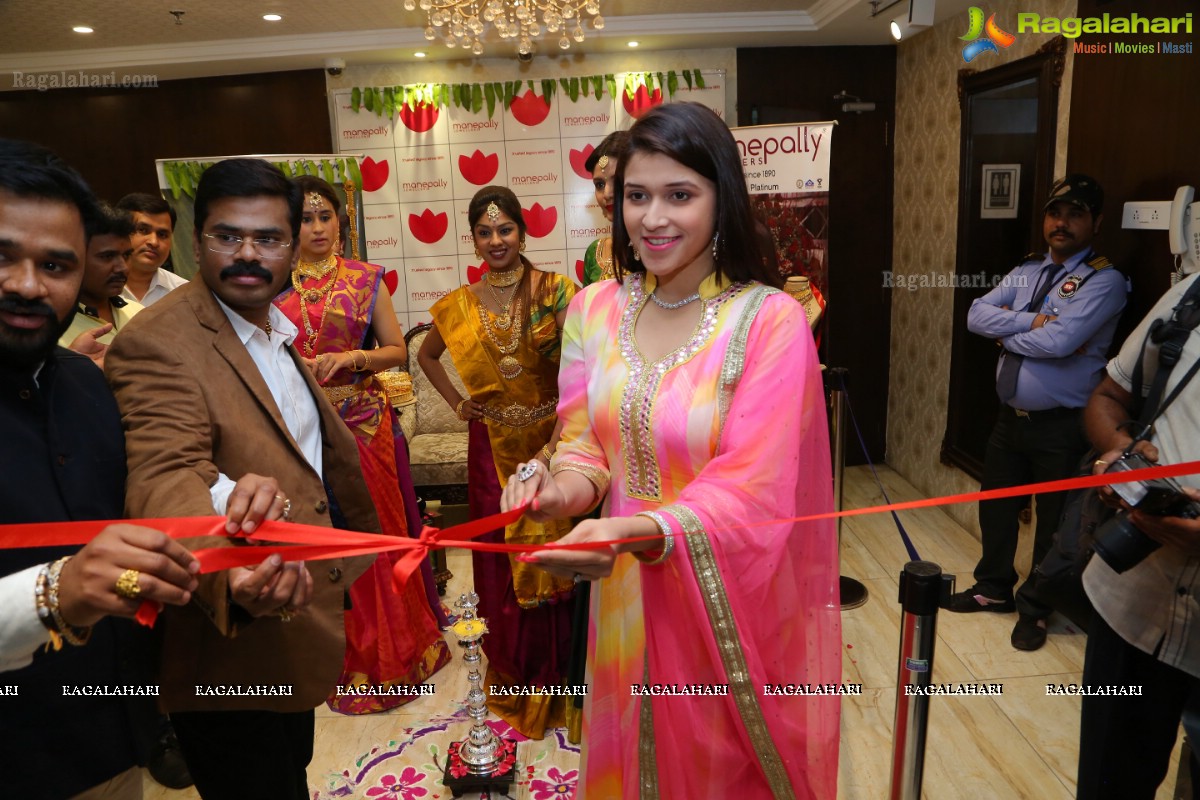  Mannara Chopra launches Manepally Jewellers Exclusive Wedding and Festive Diamond Jewellery Collection 2017, Punjagutta, Hyderabad