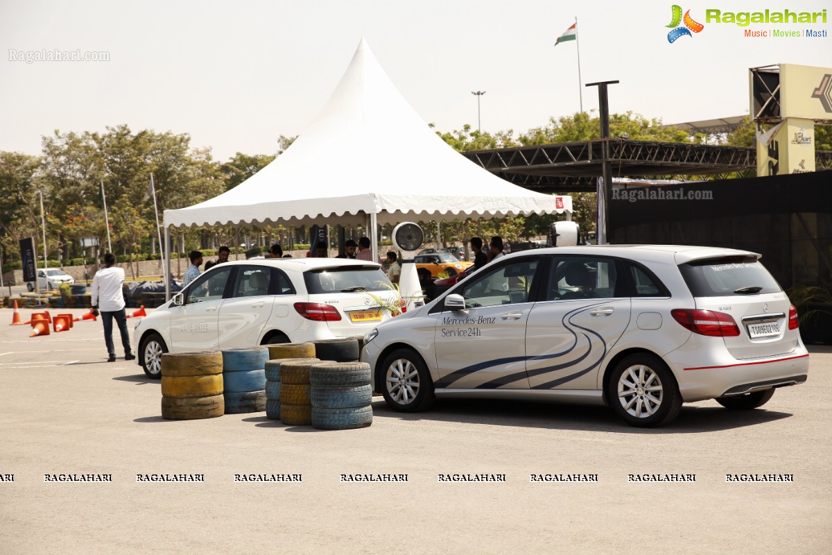 Luxe Drive by Mercedes Benz at Shamshabad Go Karting track, RGIA, Hyderabad