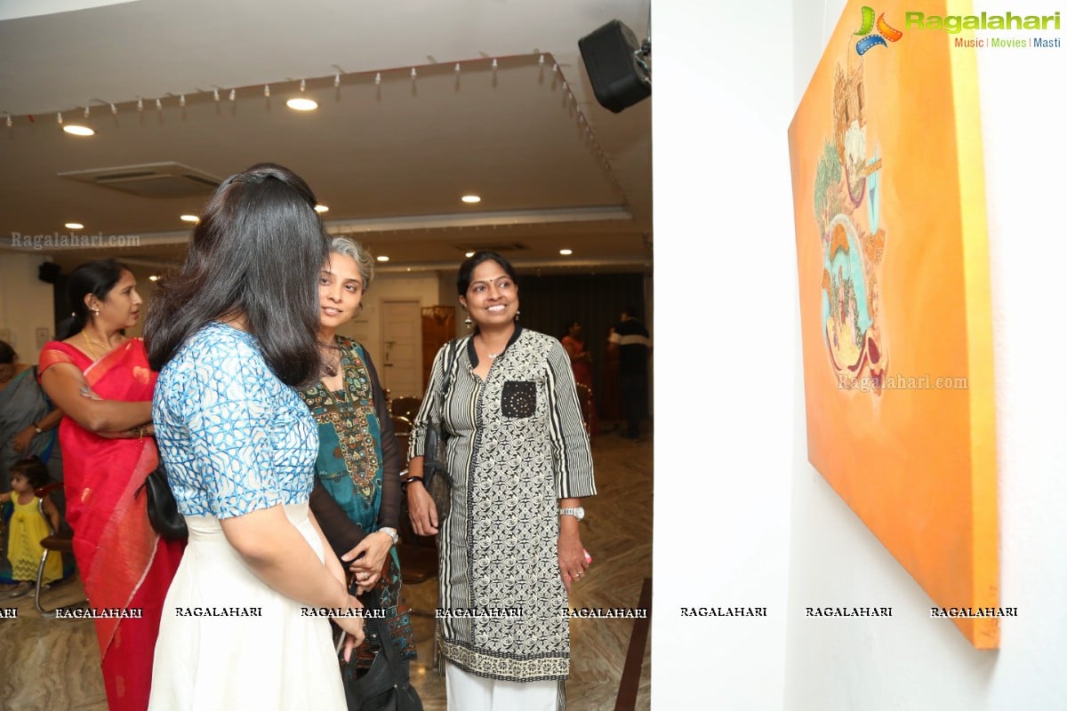 NavDevi - A Group Exhibition and Creative Interaction of 9 Women at Alliance Francaise of Hyderabad