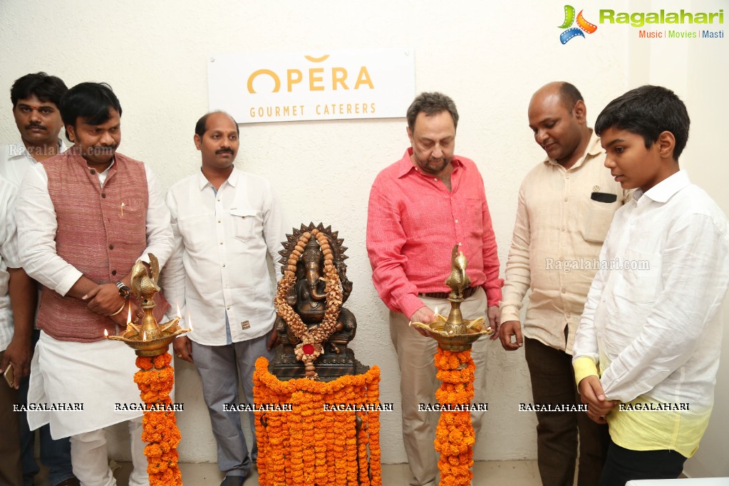 Raunaq Yar Khan launches Opera Gourmet Caterers at Road No.86, Jubilee Hills