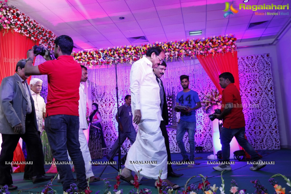 Grand Wedding Reception of Rahul with Deepika at Jalavihar, Hyderabad