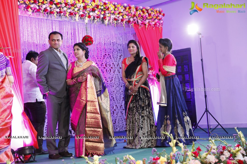 Grand Wedding Reception of Rahul with Deepika at Jalavihar, Hyderabad