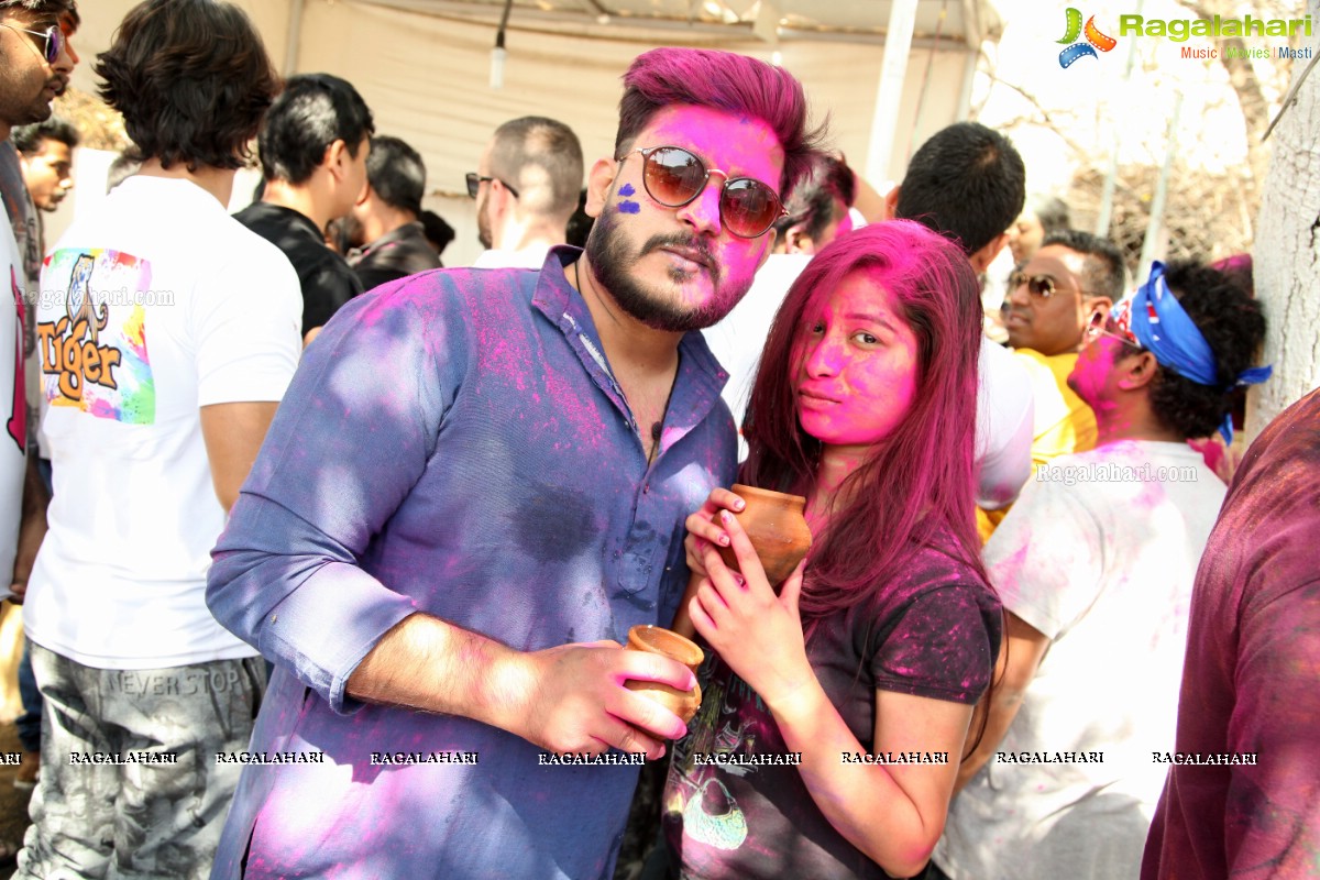 Rang Barse Holi Party at Oyster Lounge, Jubilee Hills, Hyderabad