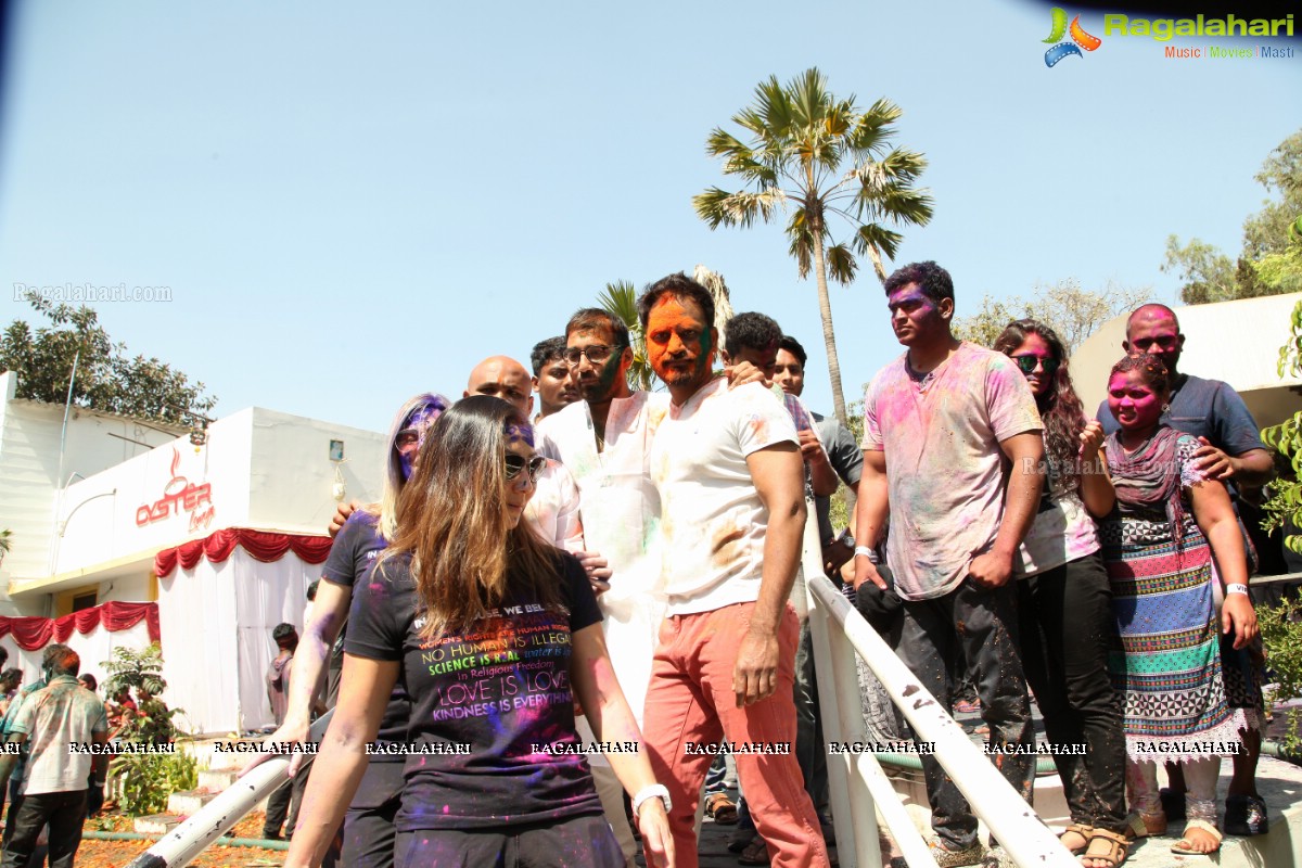 Rang Barse Holi Party at Oyster Lounge, Jubilee Hills, Hyderabad