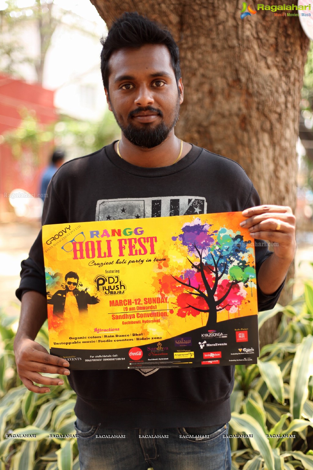 Rangg Holi Fest Poster 2017 Launch, Hyderabad