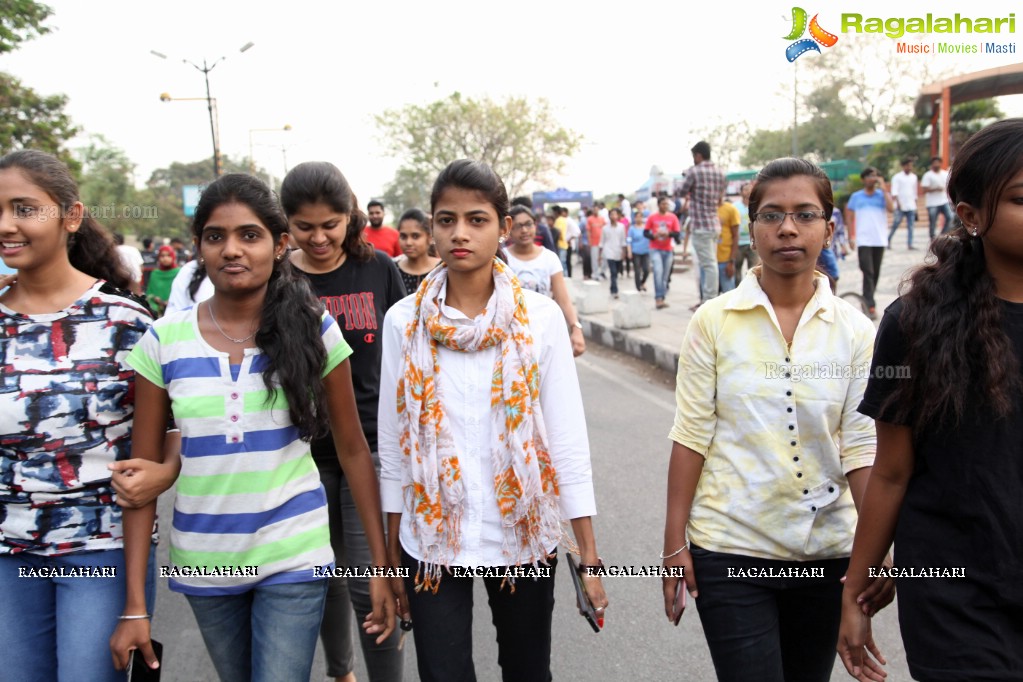 Walkathon - Saving Young Lives at Necklace Road, Hyderabad