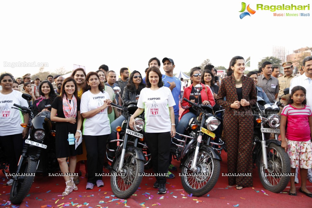 Women's Day Celebrations by SHE Team at People's Plaza, Necklace Road, Hyderabad