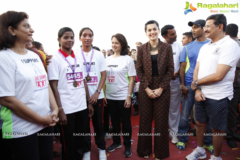 Women's Day Celebrations by SHE Team at People's Plaza, Necklace Road, Hyderabad