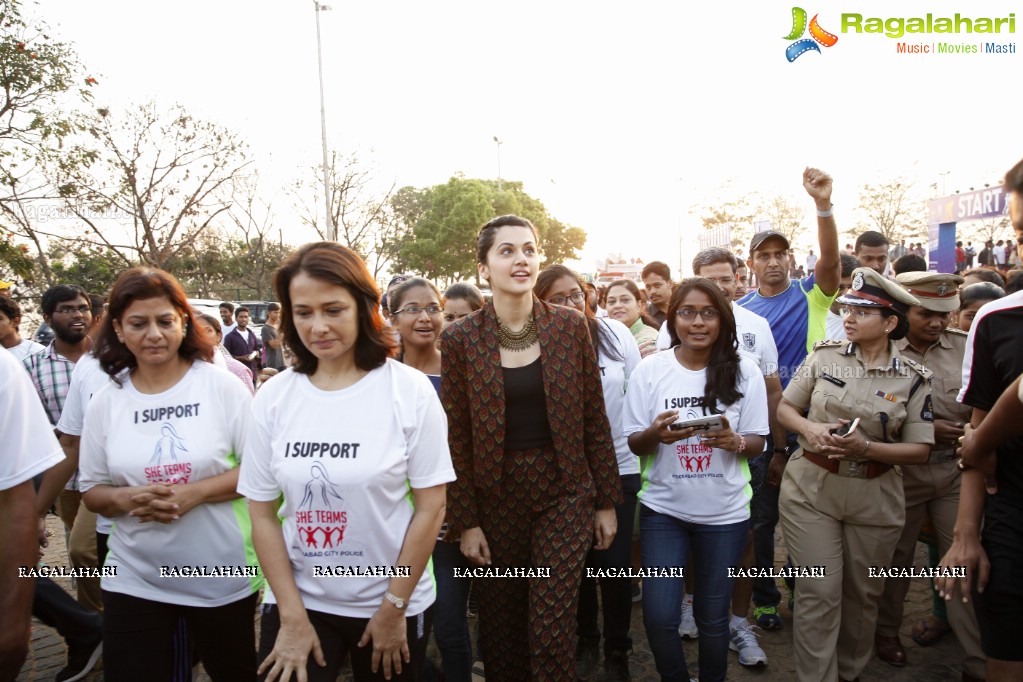 Women's Day Celebrations by SHE Team at People's Plaza, Necklace Road, Hyderabad