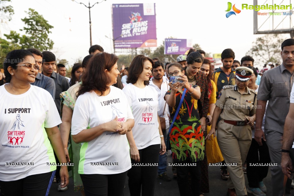 Women's Day Celebrations by SHE Team at People's Plaza, Necklace Road, Hyderabad