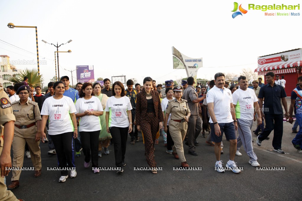 Women's Day Celebrations by SHE Team at People's Plaza, Necklace Road, Hyderabad