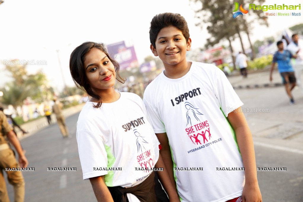 Women's Day Celebrations by SHE Team at People's Plaza, Necklace Road, Hyderabad