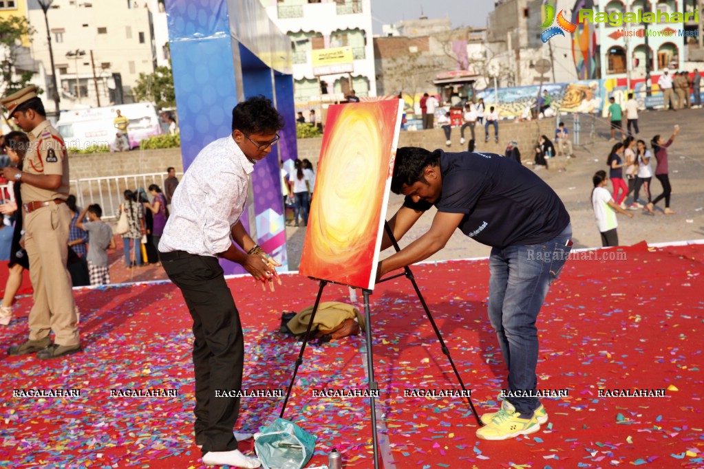 Women's Day Celebrations by SHE Team at People's Plaza, Necklace Road, Hyderabad