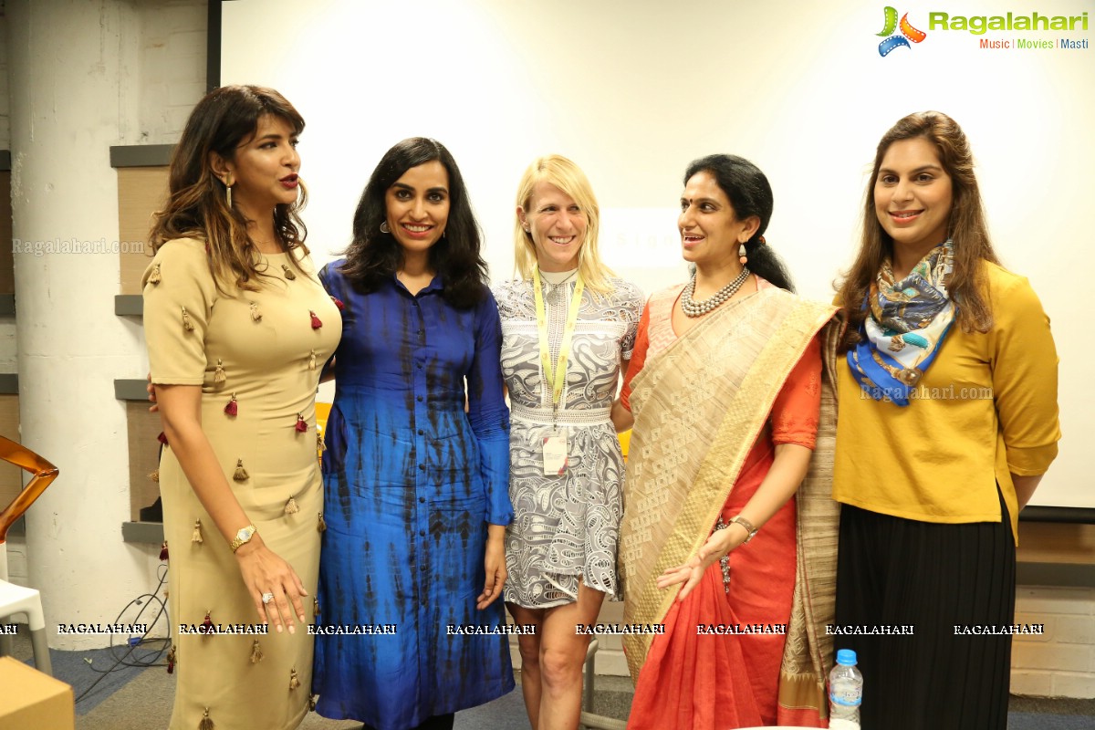 Launch of SWAN - Smart Women Angels Network in India by T Hub at T-Hub, IIIT-H Campus, Gachibowli