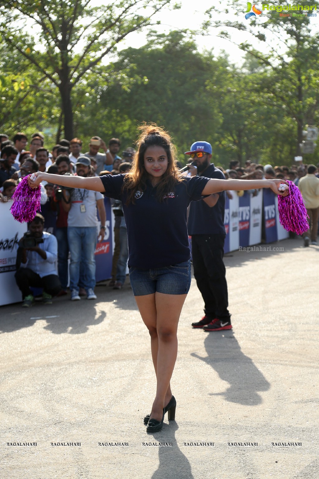 TVS Apache Pro Performance Stunt Show at People's Plaza, Hyderabad