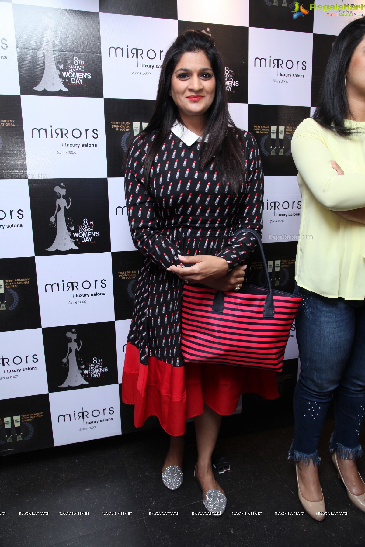 Women's Day Celebrations at Mirrors Salon, Banjara Hills, Hyderabad