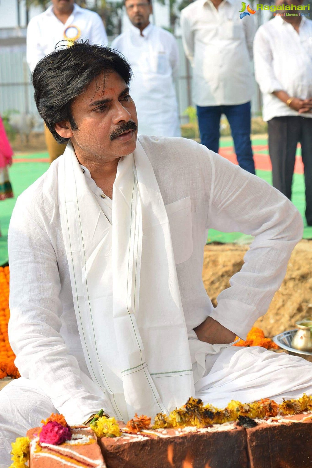 Pawan kalyan Lays Foundation Stone For Residence-Cum-Office in Amaravati