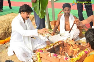 Pawan kalyan Lays Foundation Stone