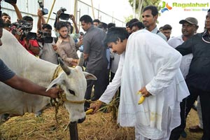 Pawan kalyan Lays Foundation Stone