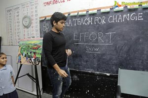 Allu Sirish Pega Teach For Change