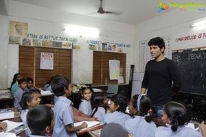 Allu Sirish Pega Teach For Change