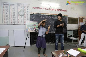 Allu Sirish Pega Teach For Change