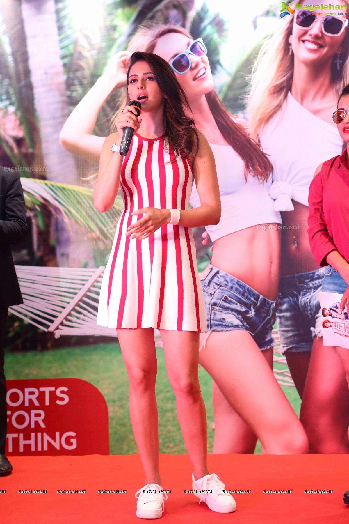 Launch of #strip To Shorts Campaign by Rakul Preet Singh at Central