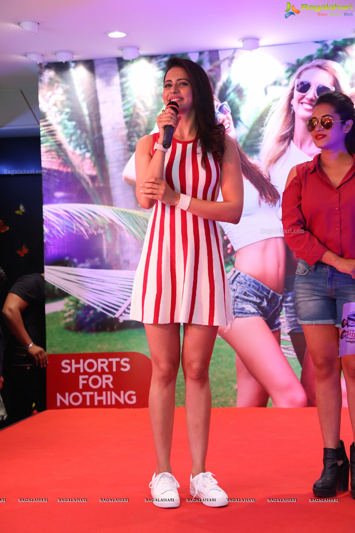 Launch of #strip To Shorts Campaign by Rakul Preet Singh at Central