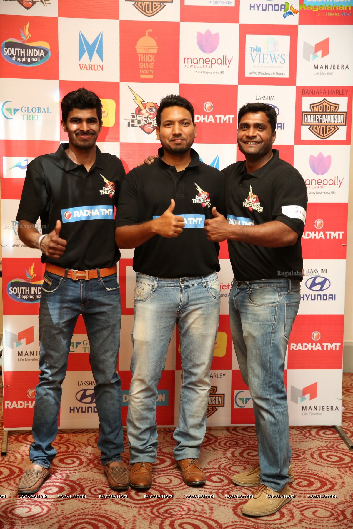 Deccan Thunders Launch And Team Introduction at Radisson Hitec City, Hyderabad