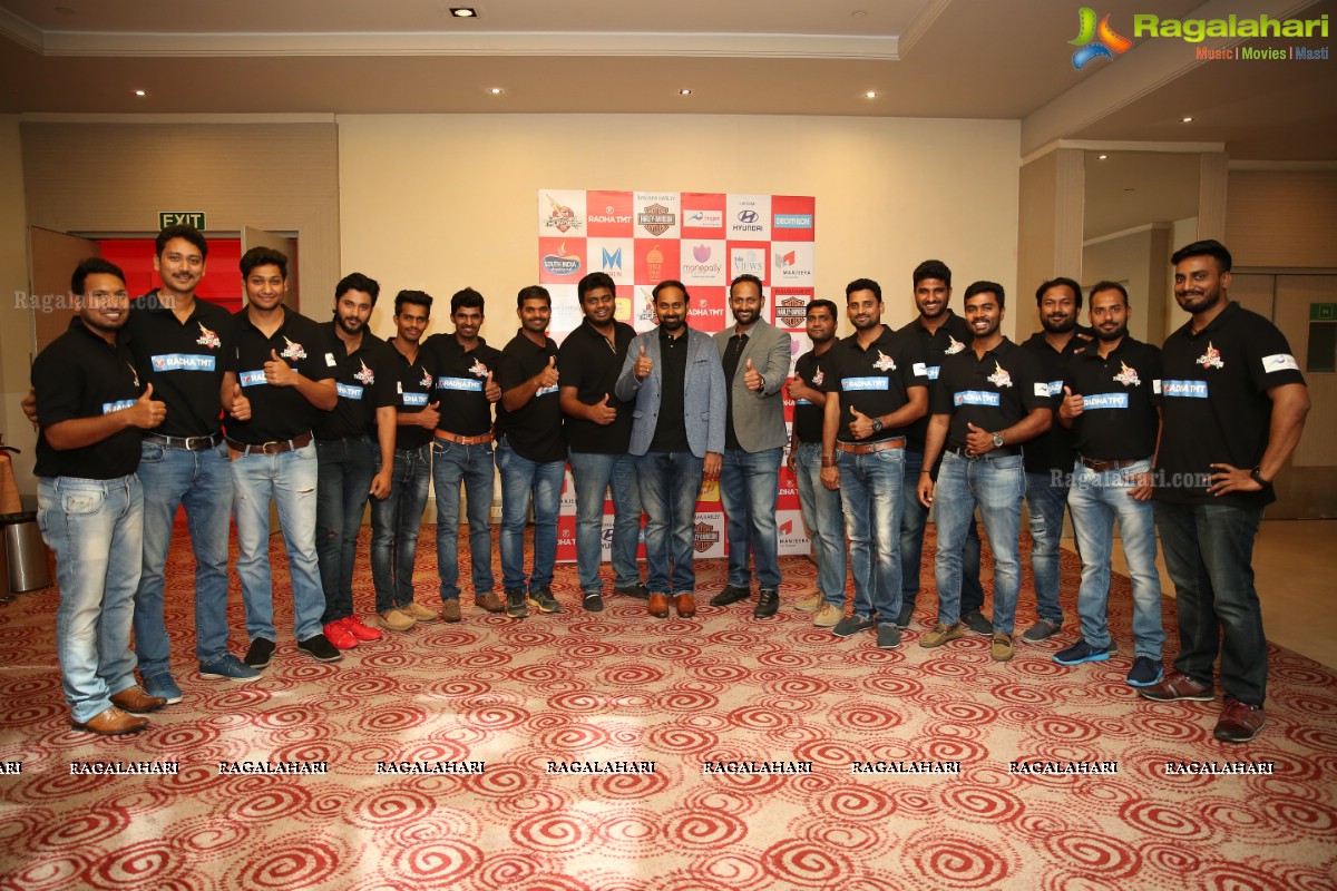 Deccan Thunders Launch And Team Introduction at Radisson Hitec City, Hyderabad