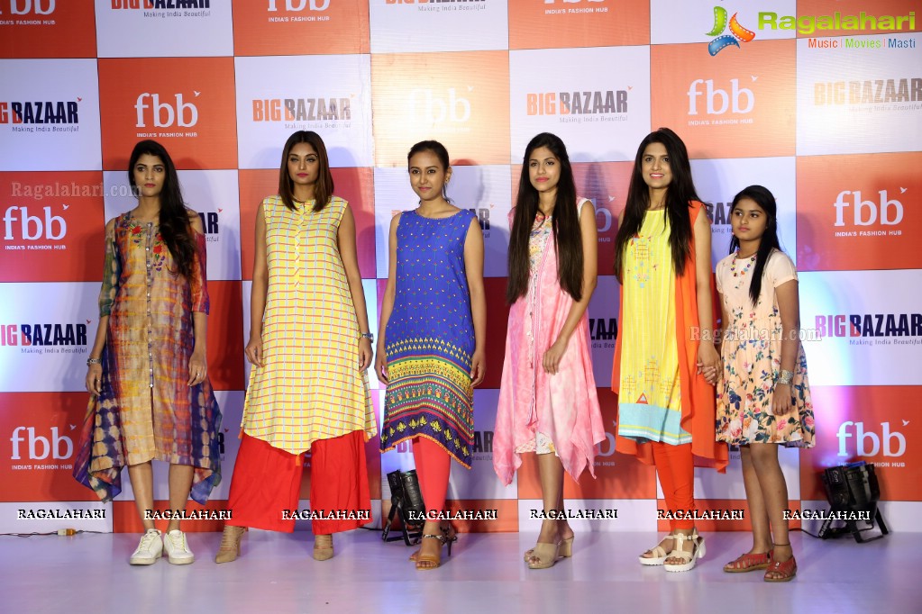 Aditi Rao Hydari unveils fbb’s Ugadi collection at Big Bazaar Ameerpet, Hyderabad