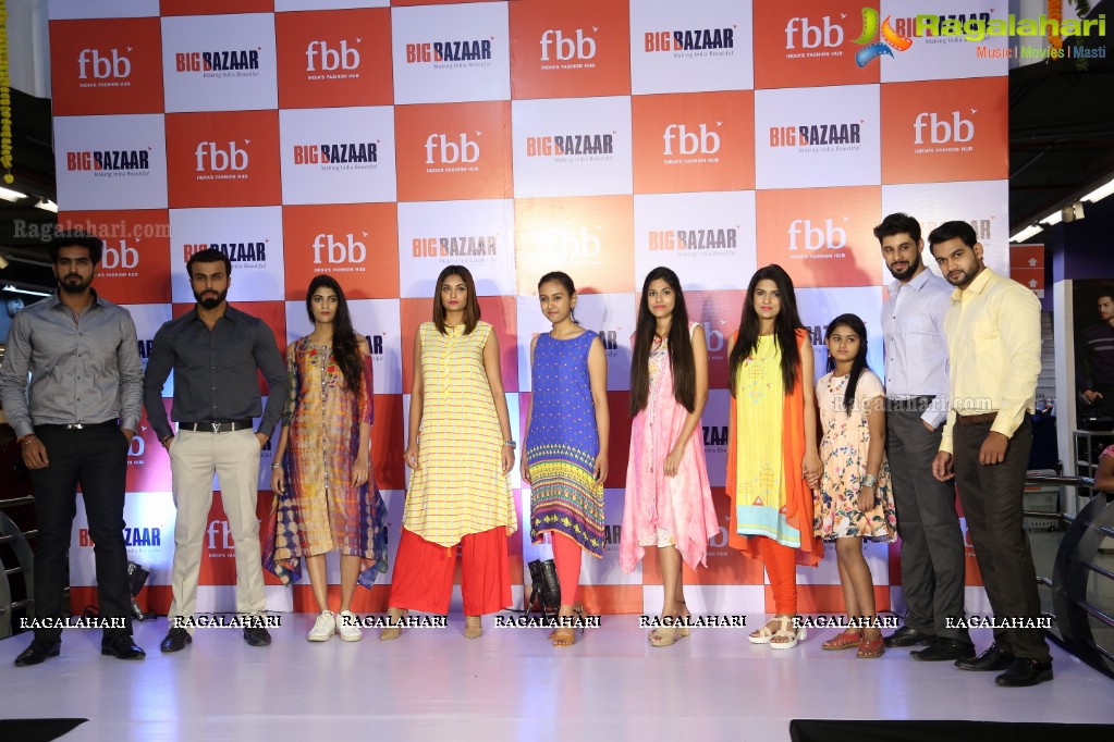 Aditi Rao Hydari unveils fbb’s Ugadi collection at Big Bazaar Ameerpet, Hyderabad